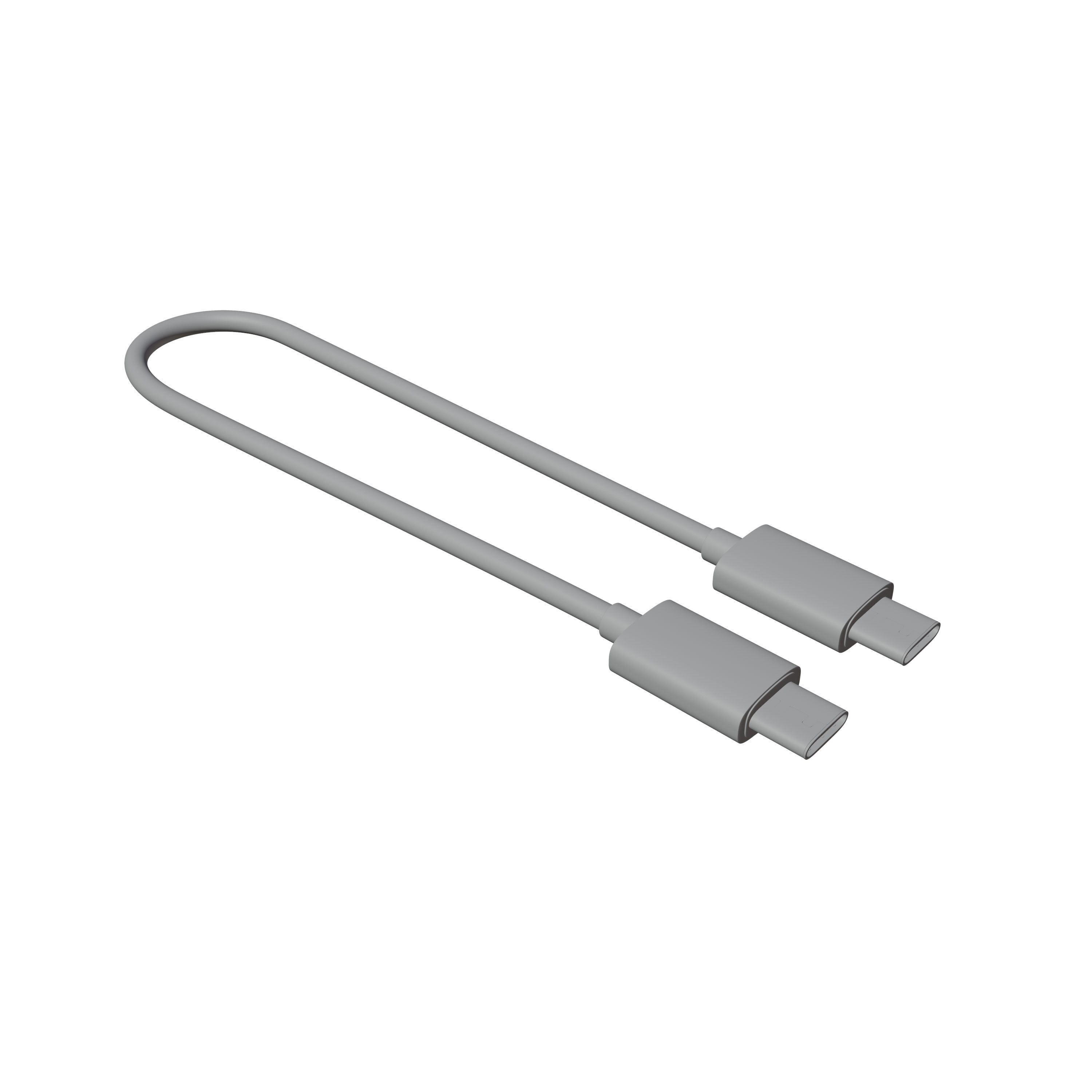Type-C Cable 3D model_4