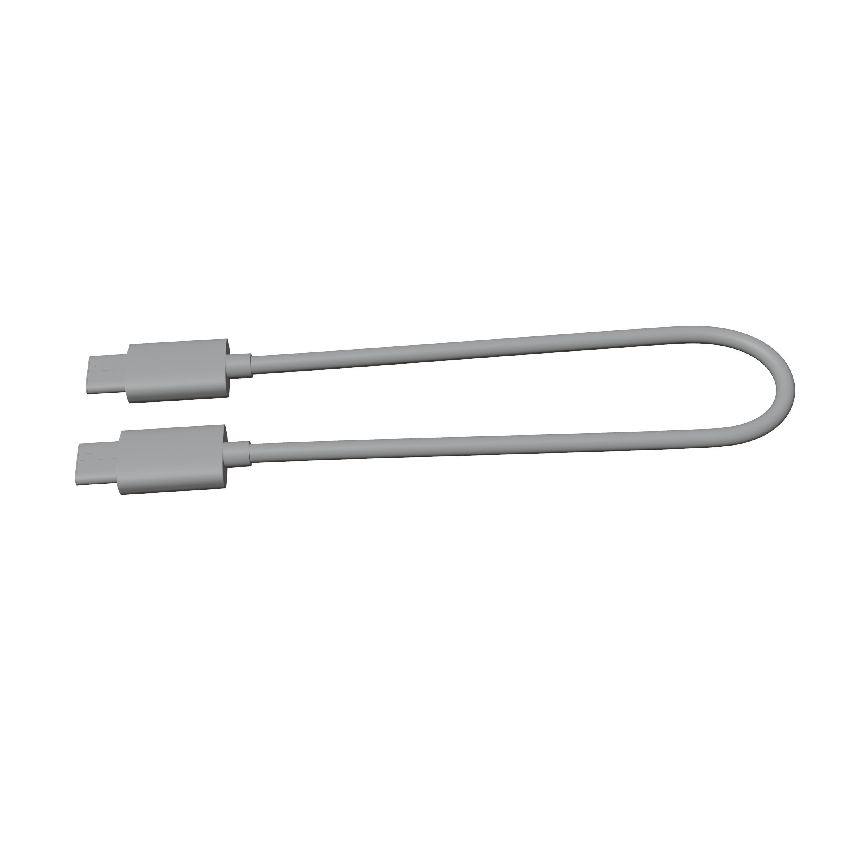 Type-C Cable 3D model_2