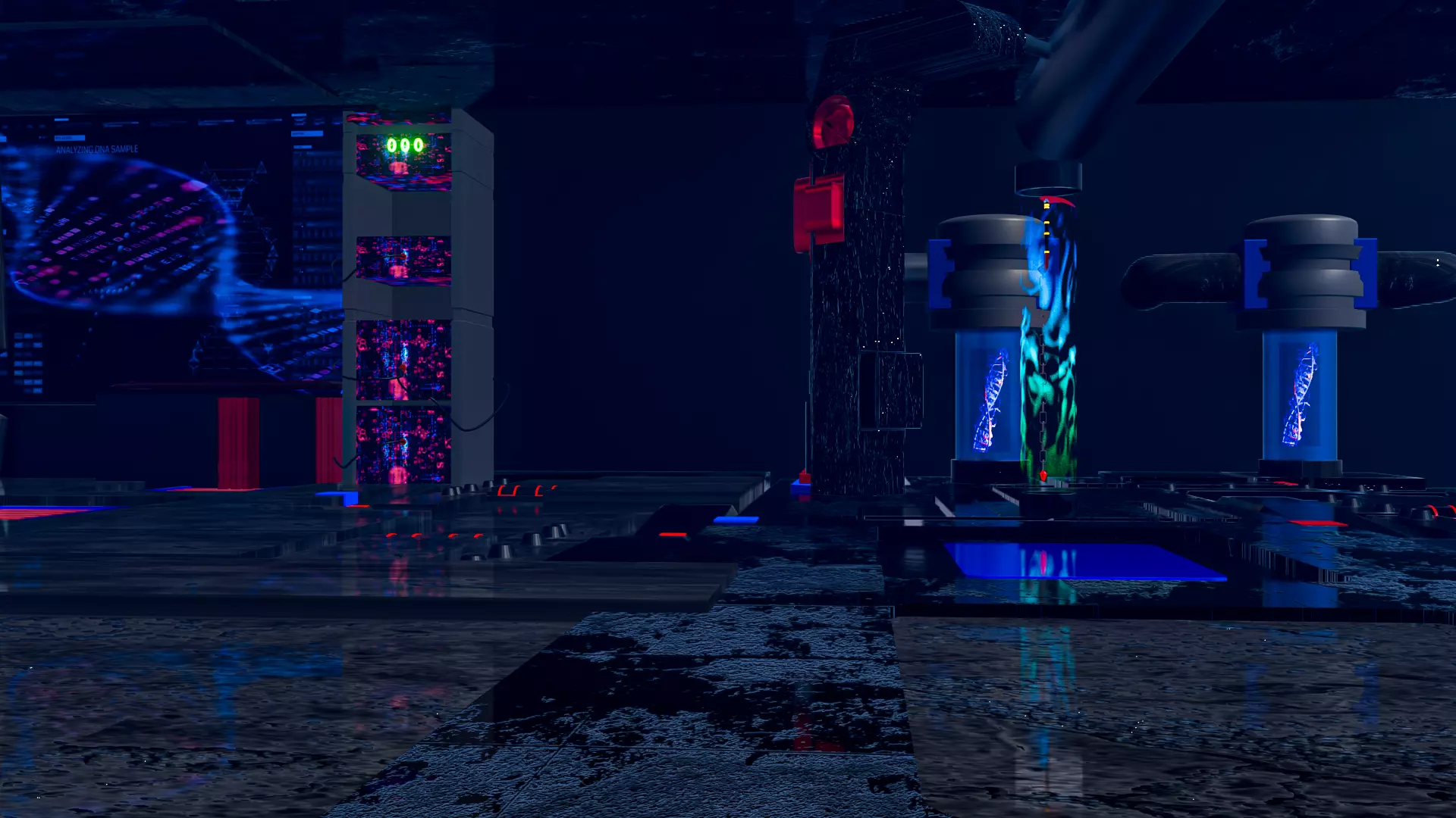 Scientific Lab  Low-poly 3D model_0