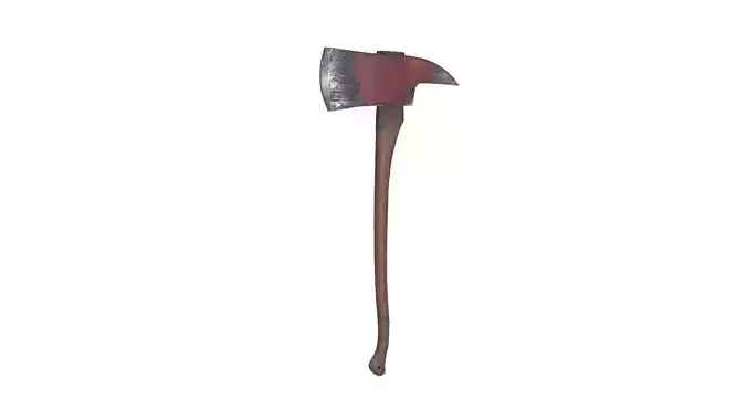 Old Fire Axe Low-poly PBR Free Free low-poly 3D model