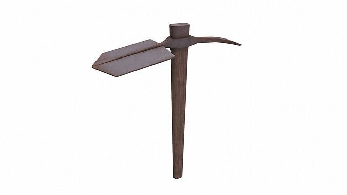 WW1 Entrenching Tool Low-poly PBR Low-poly 3D model