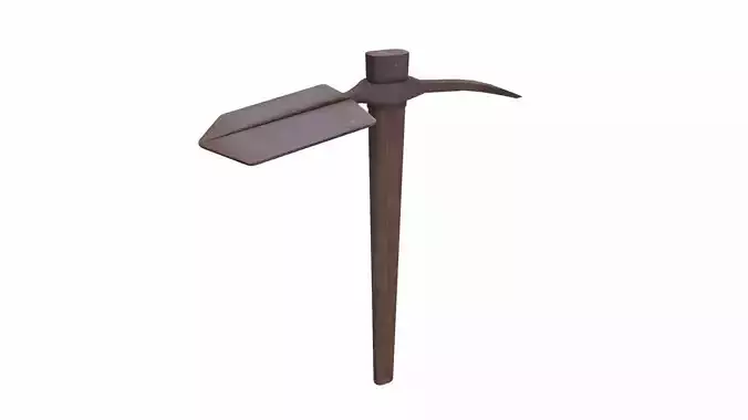 WW1 Entrenching Tool Low-poly PBR