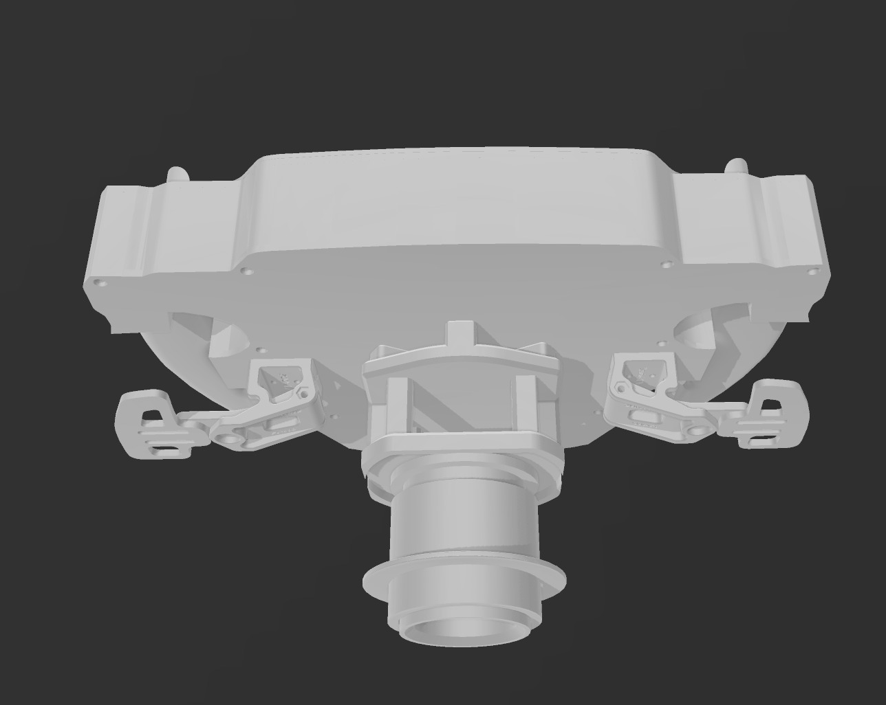 red bull steering wheel  3D print model_4