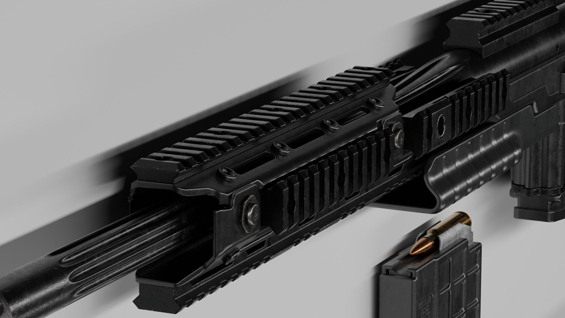 Blaser R93 XTEK Limited Australia Low-poly 3D model_20