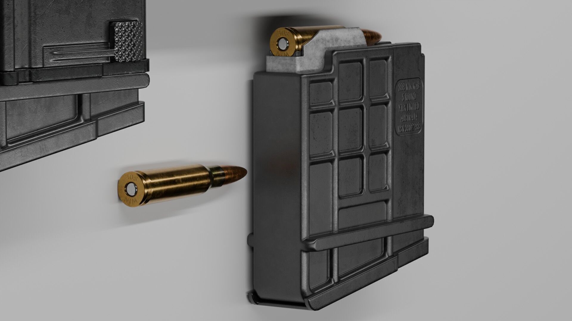 Blaser R93 XTEK Limited Australia Low-poly 3D model_21