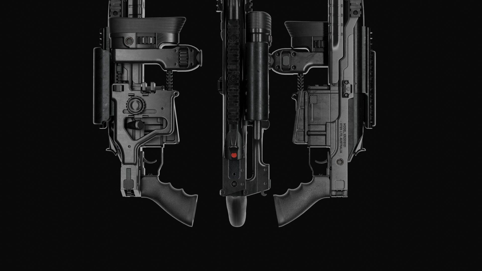 Blaser R93 XTEK Limited Australia Low-poly 3D model_27