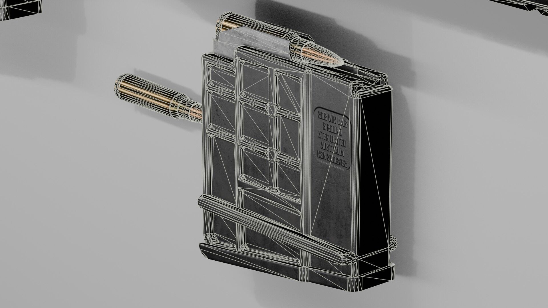 Blaser R93 XTEK Limited Australia Low-poly 3D model_52