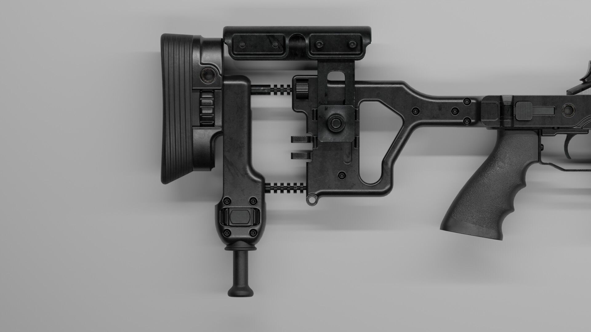 Blaser R93 XTEK Limited Australia Low-poly 3D model_6