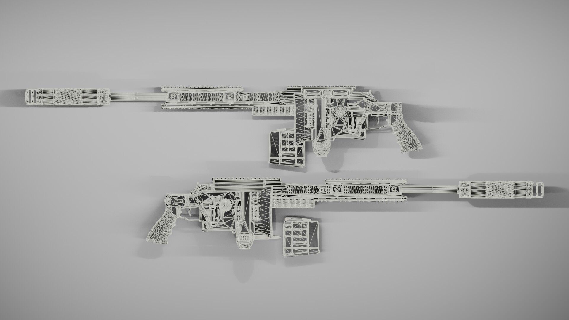 Blaser R93 XTEK Limited Australia Low-poly 3D model_31