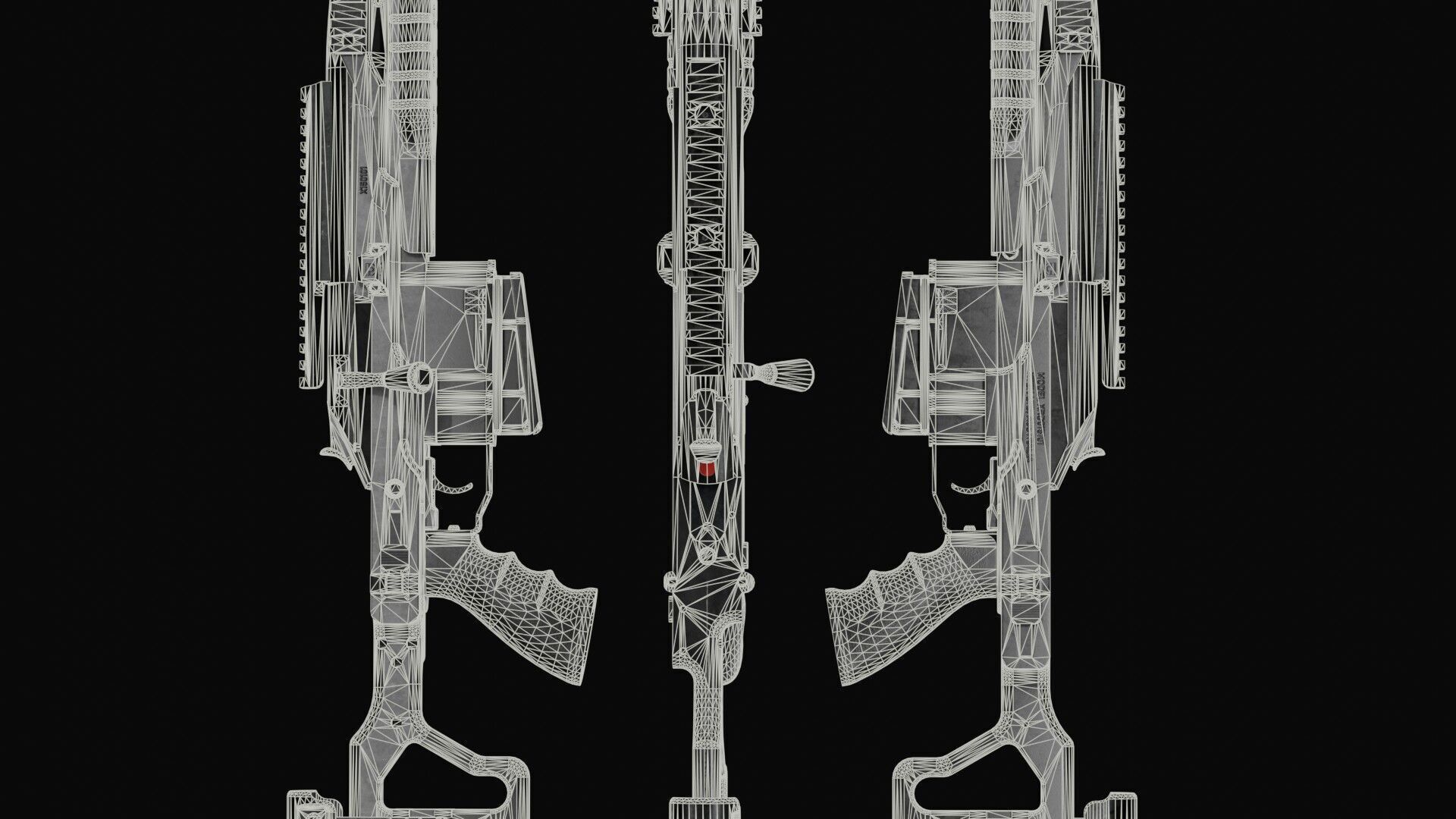 Blaser R93 XTEK Limited Australia Low-poly 3D model_56