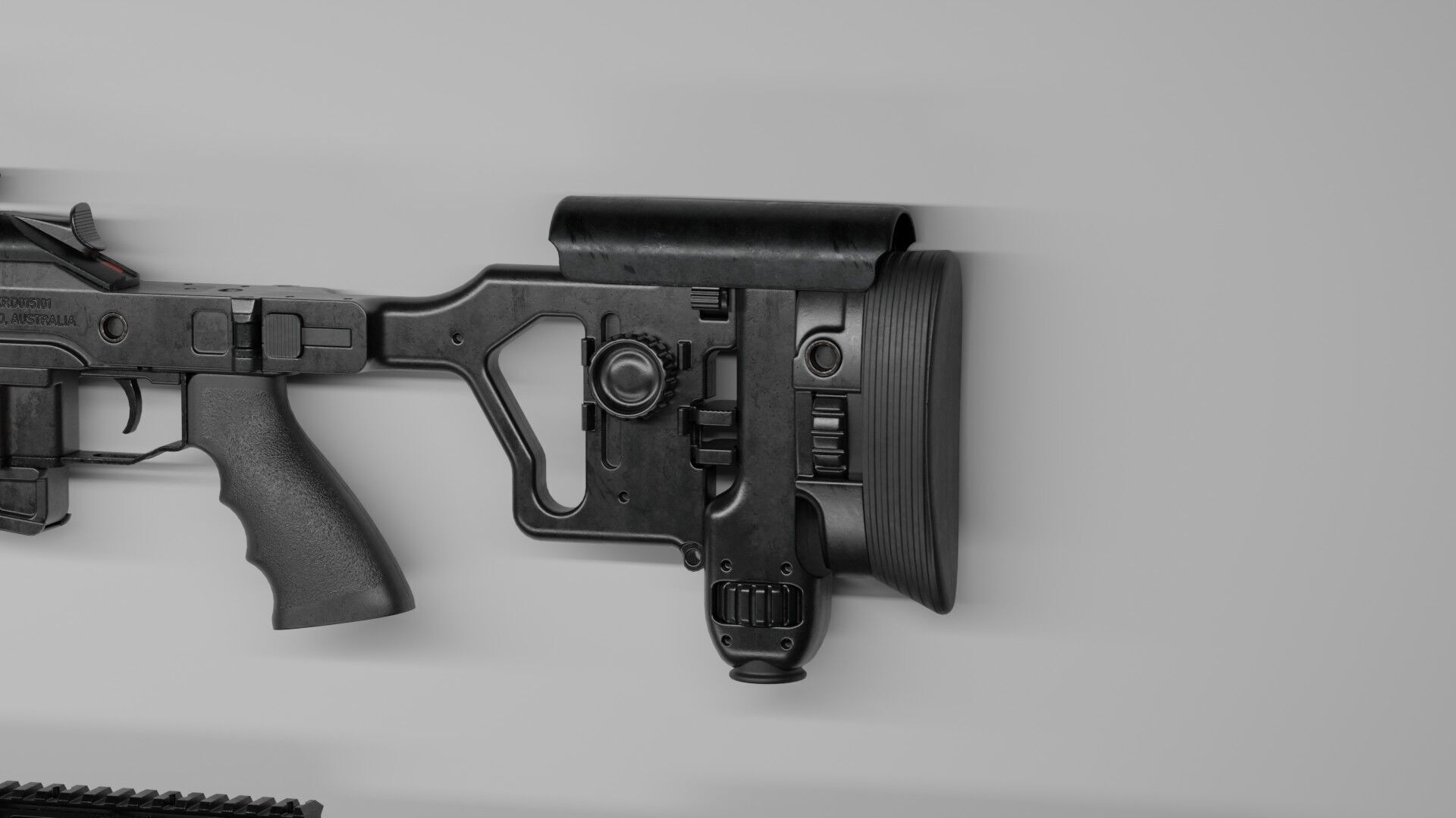 Blaser R93 XTEK Limited Australia Low-poly 3D model_17