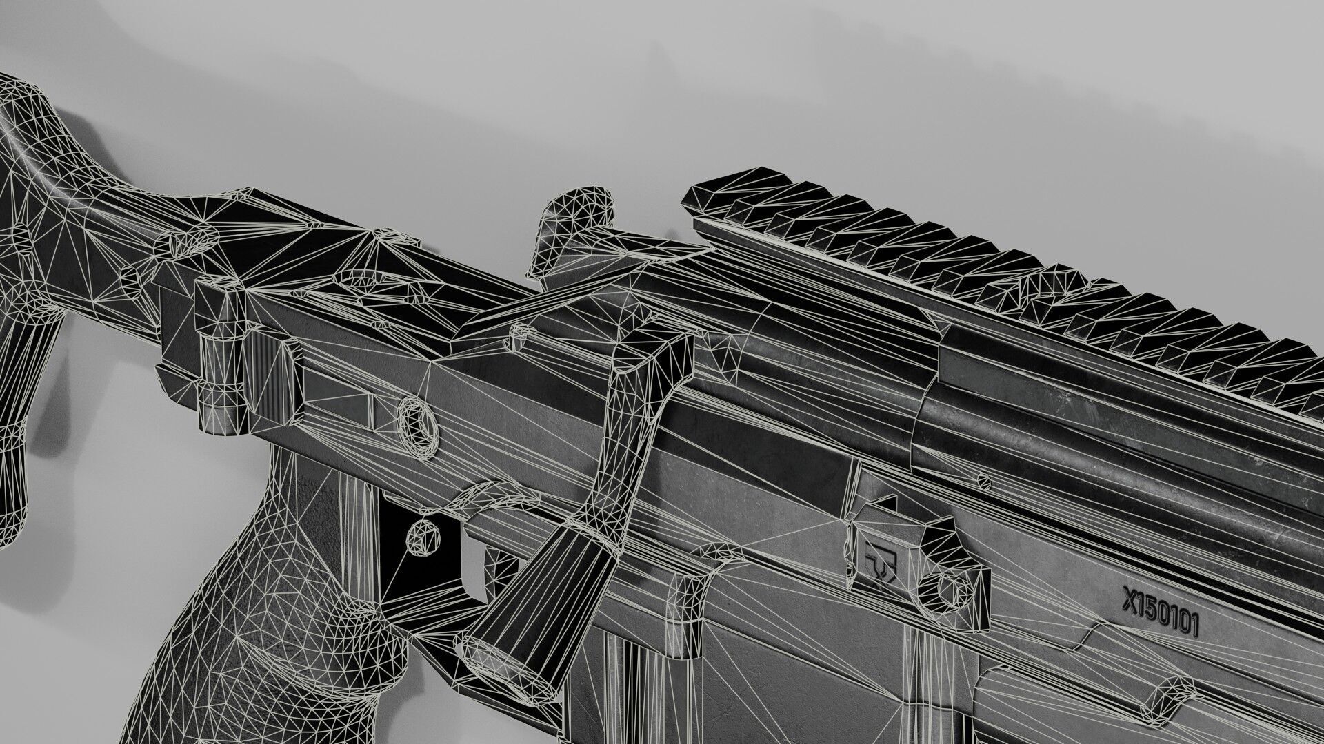 Blaser R93 XTEK Limited Australia Low-poly 3D model_39