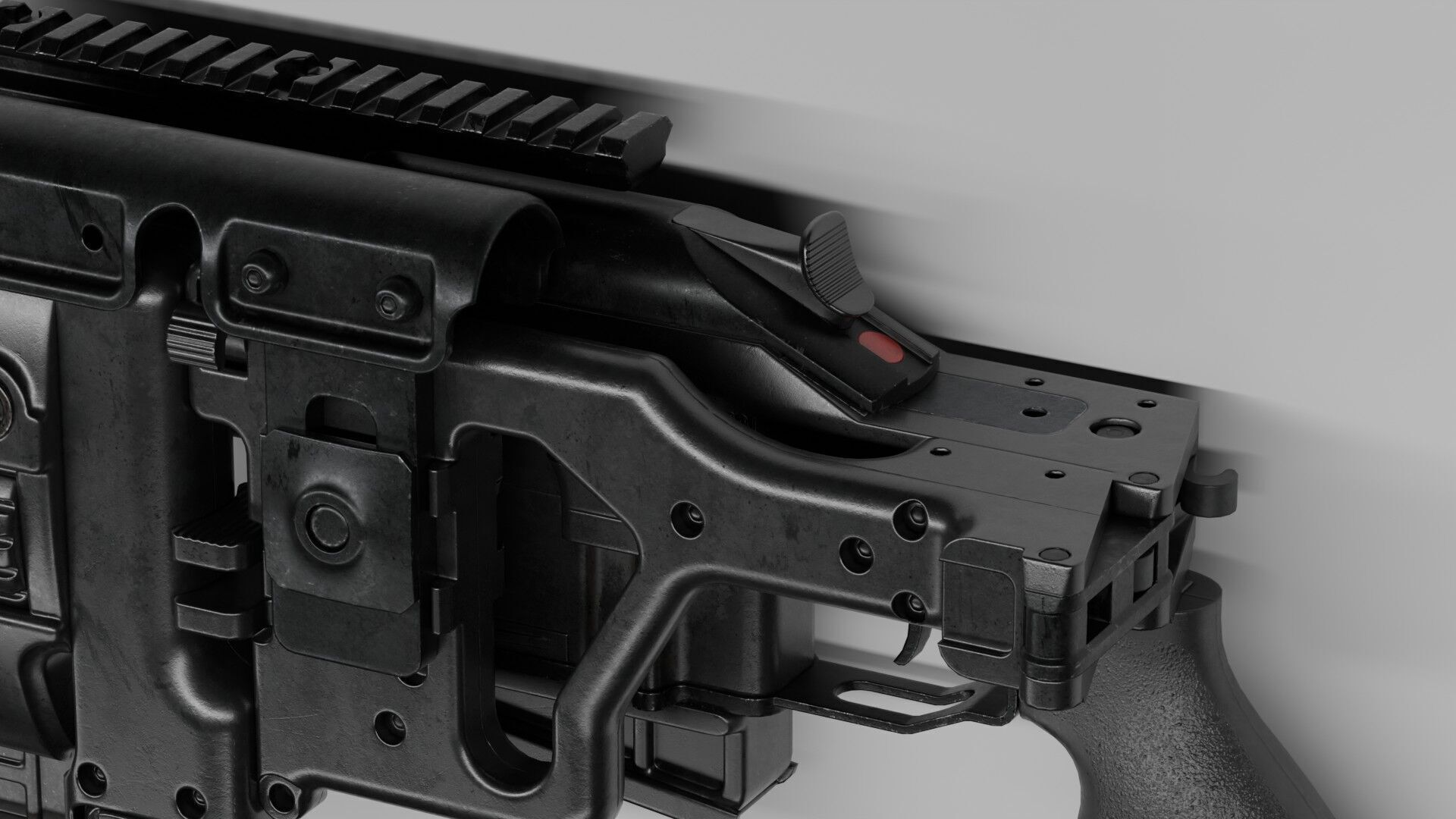 Blaser R93 XTEK Limited Australia Low-poly 3D model_14