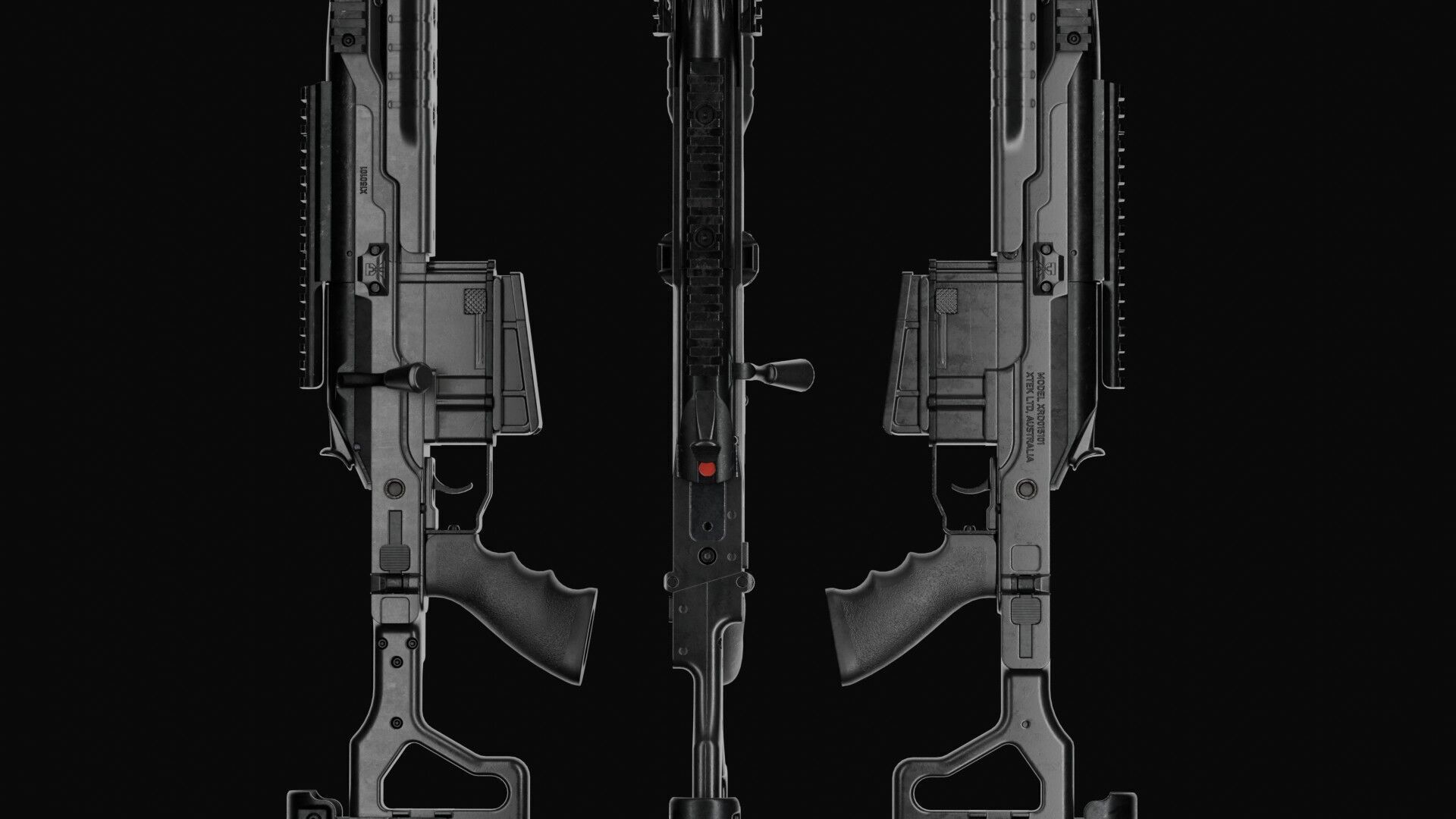 Blaser R93 XTEK Limited Australia Low-poly 3D model_26