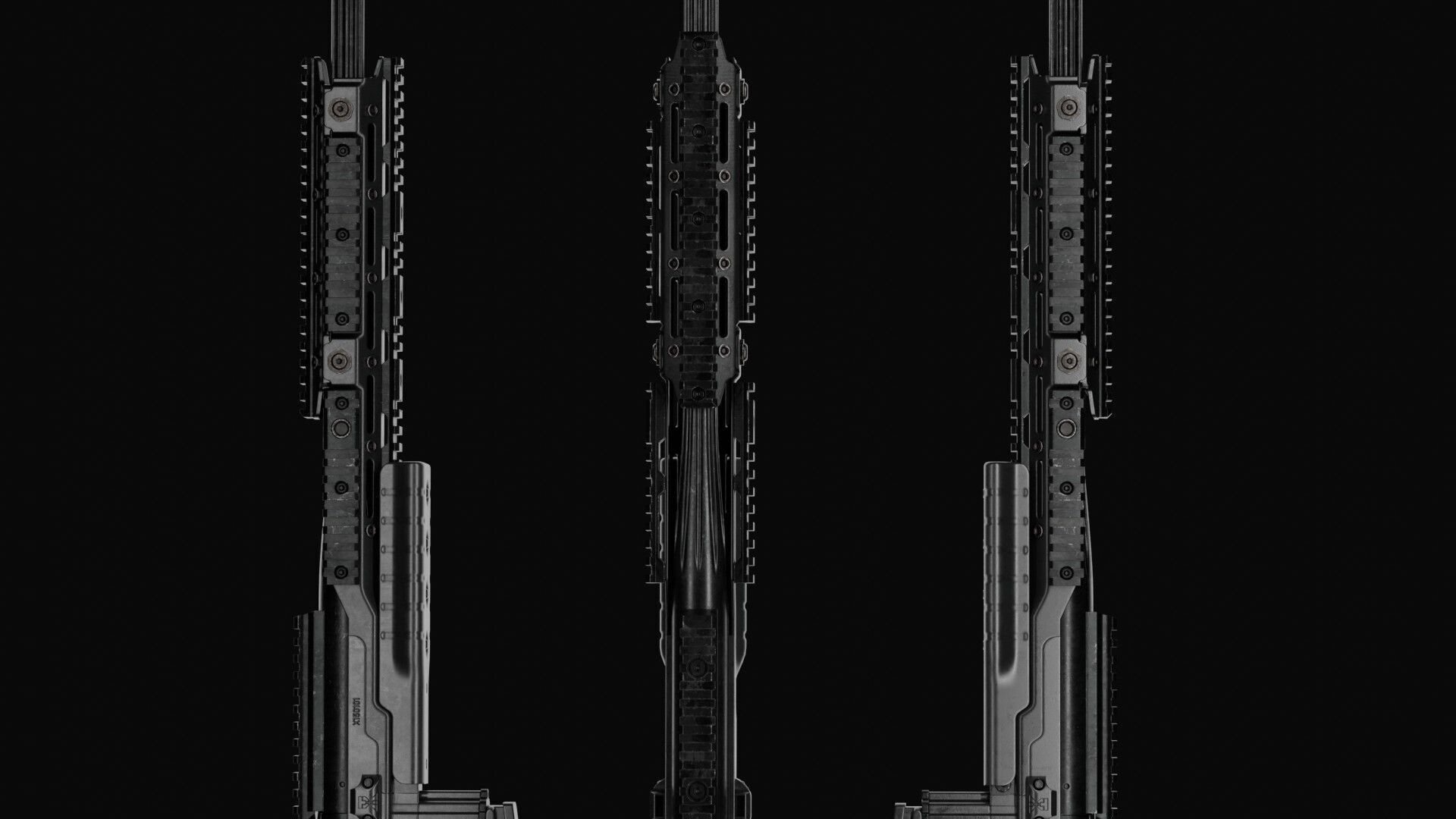 Blaser R93 XTEK Limited Australia Low-poly 3D model_25