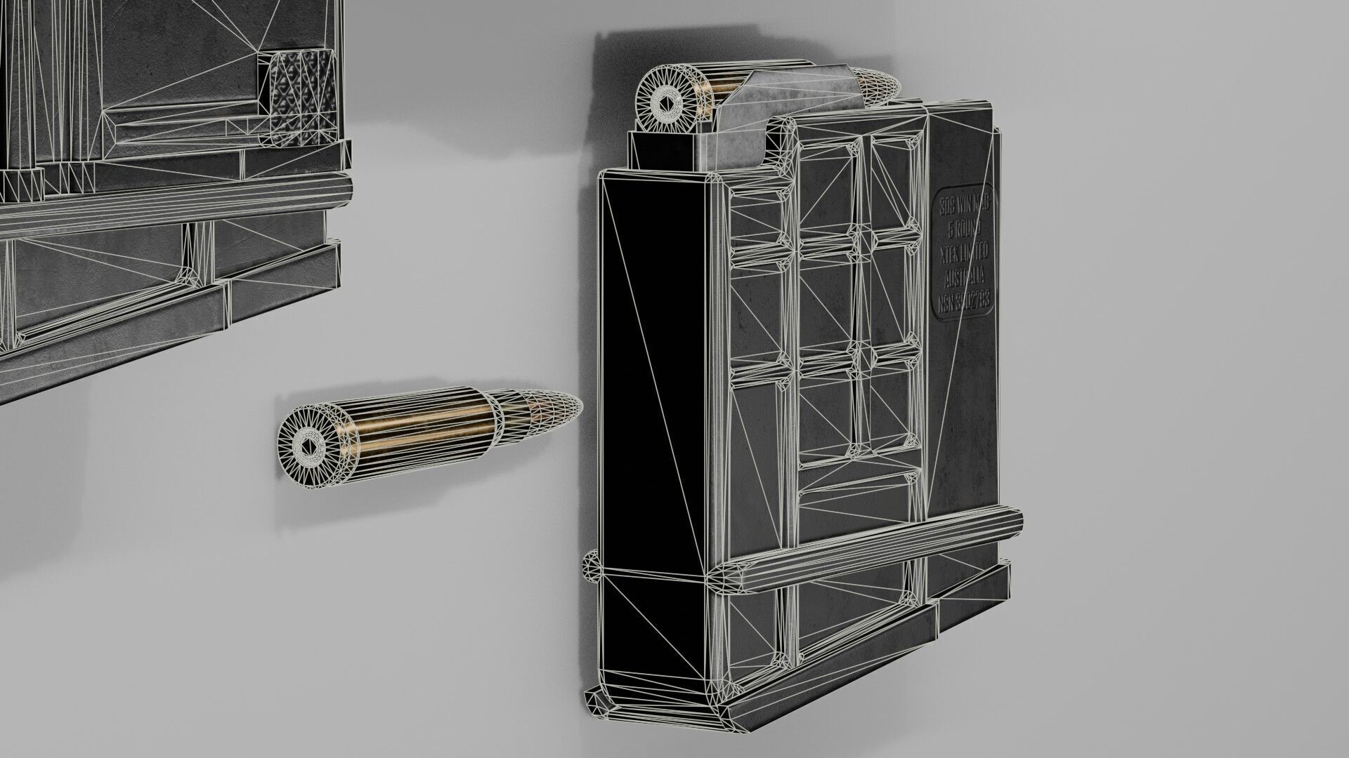 Blaser R93 XTEK Limited Australia Low-poly 3D model_51