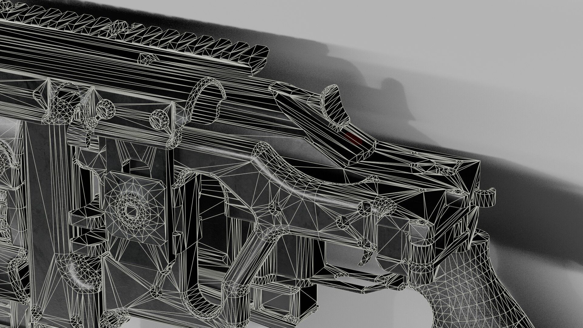 Blaser R93 XTEK Limited Australia Low-poly 3D model_44