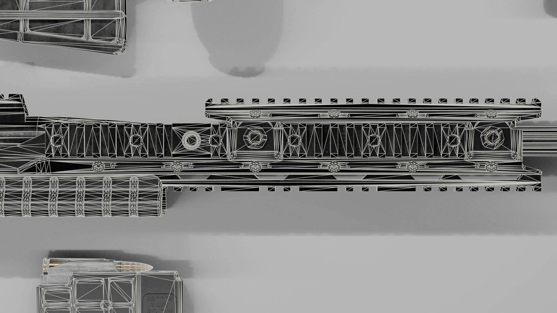 Blaser R93 XTEK Limited Australia Low-poly 3D model_37