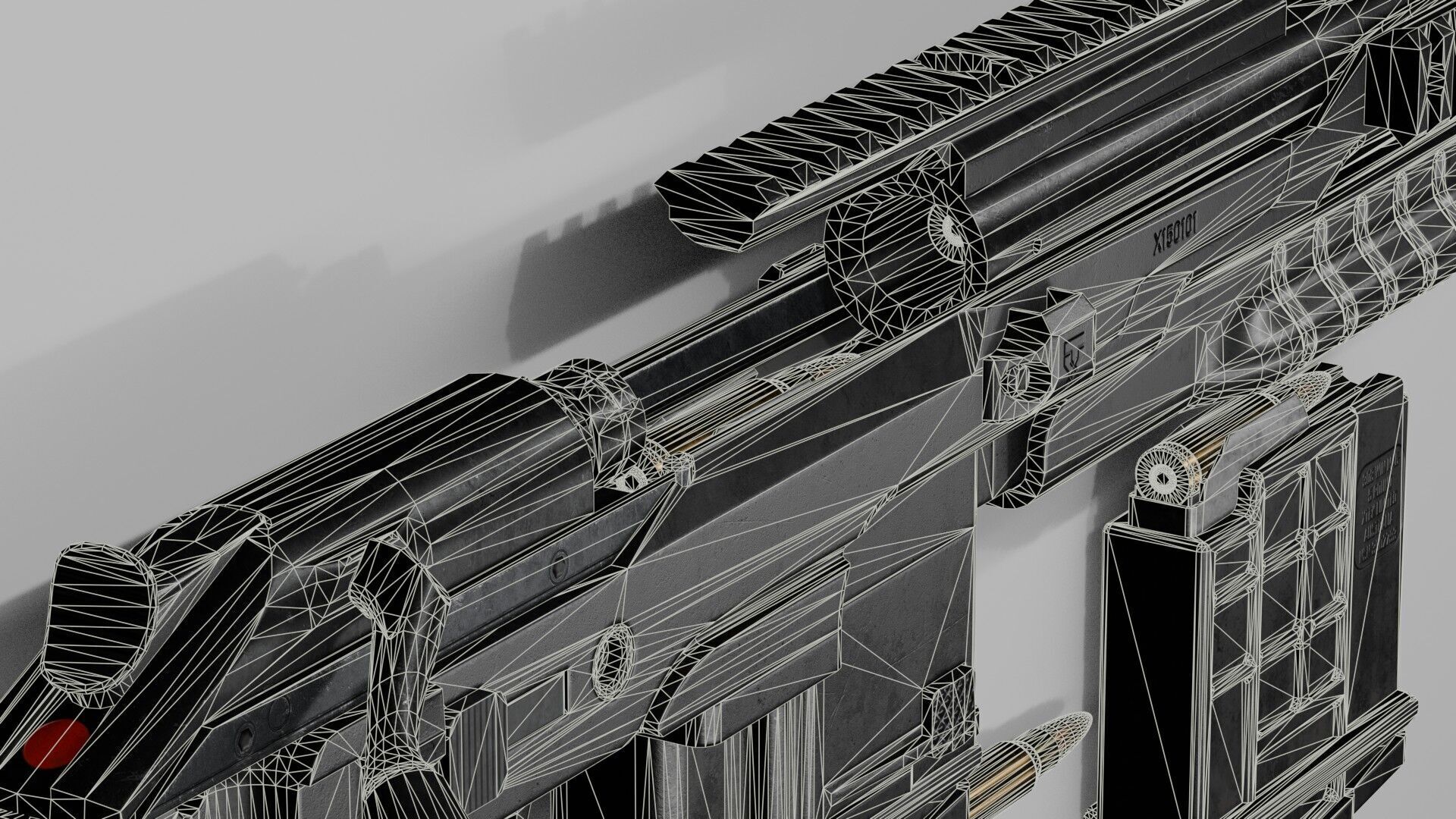 Blaser R93 XTEK Limited Australia Low-poly 3D model_42