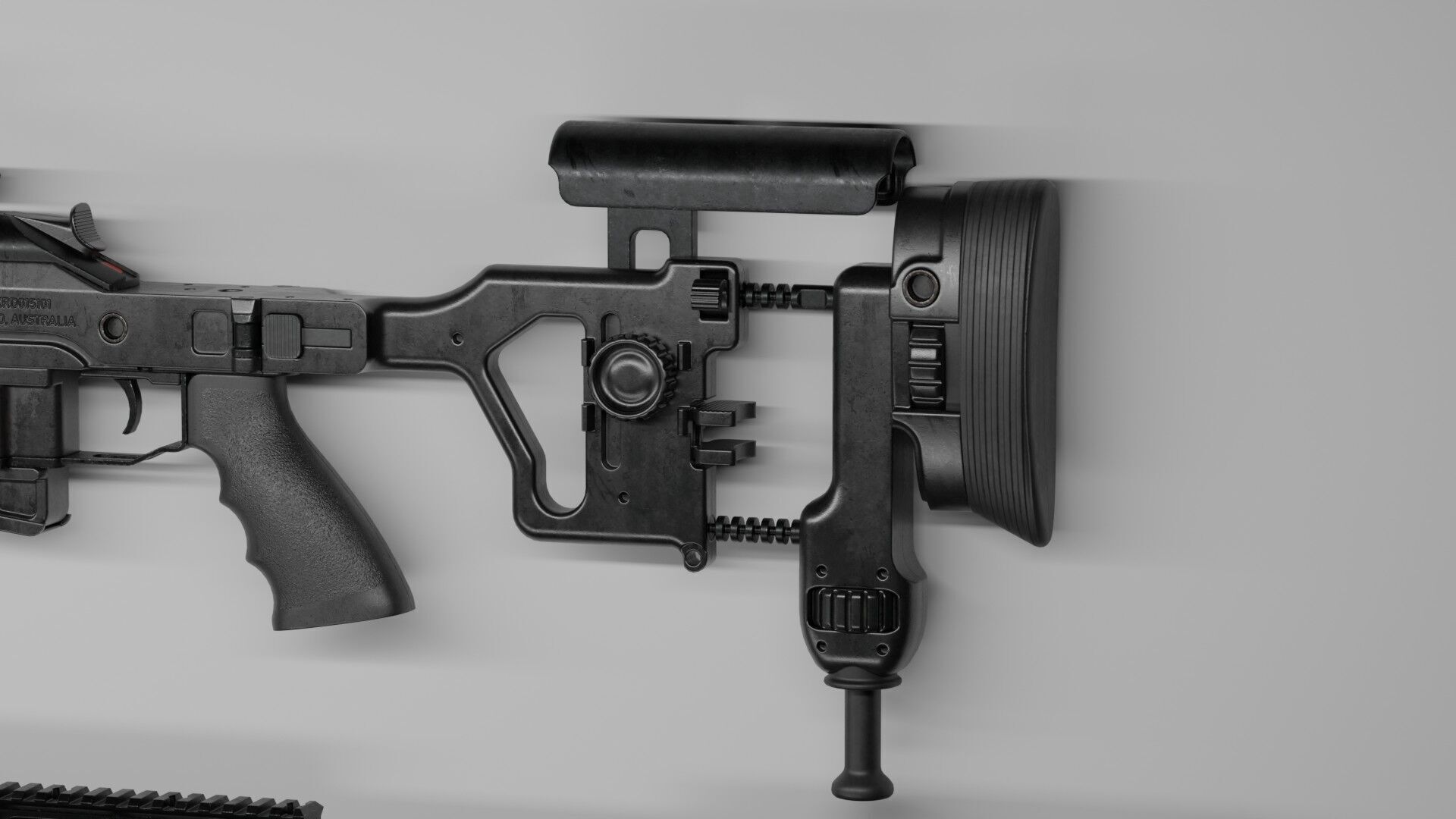 Blaser R93 XTEK Limited Australia Low-poly 3D model_18