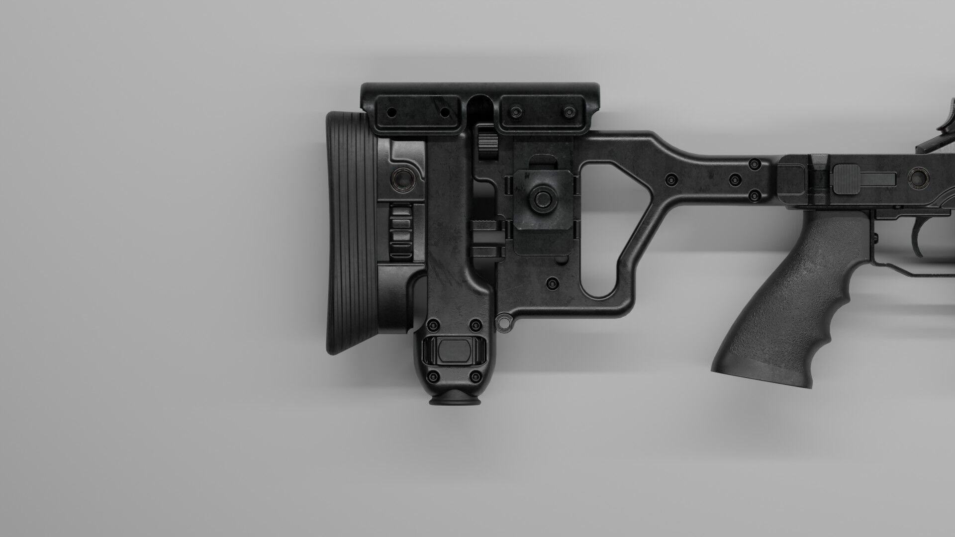 Blaser R93 XTEK Limited Australia Low-poly 3D model_5