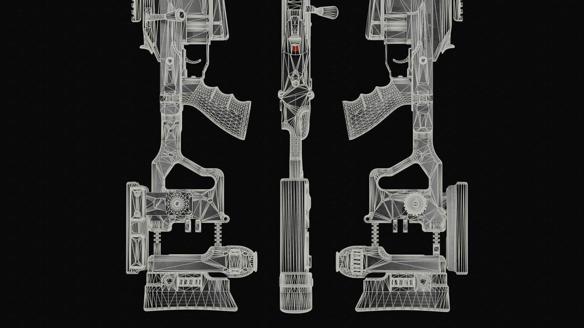 Blaser R93 XTEK Limited Australia Low-poly 3D model_59