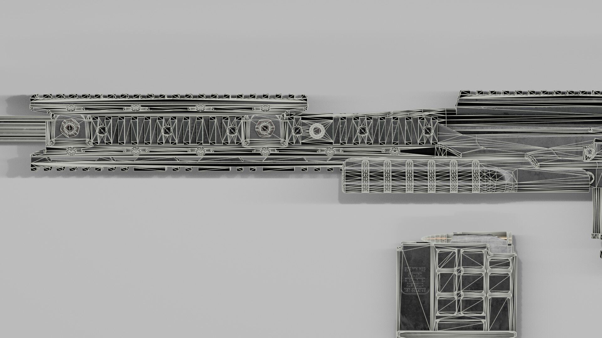 Blaser R93 XTEK Limited Australia Low-poly 3D model_49