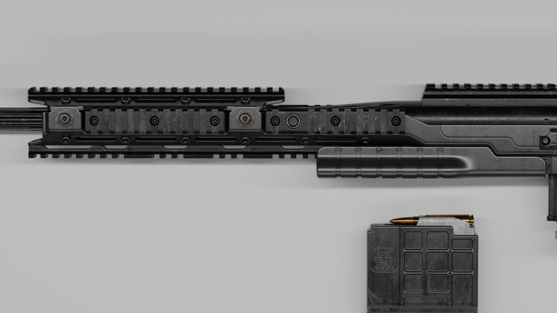 Blaser R93 XTEK Limited Australia Low-poly 3D model_19