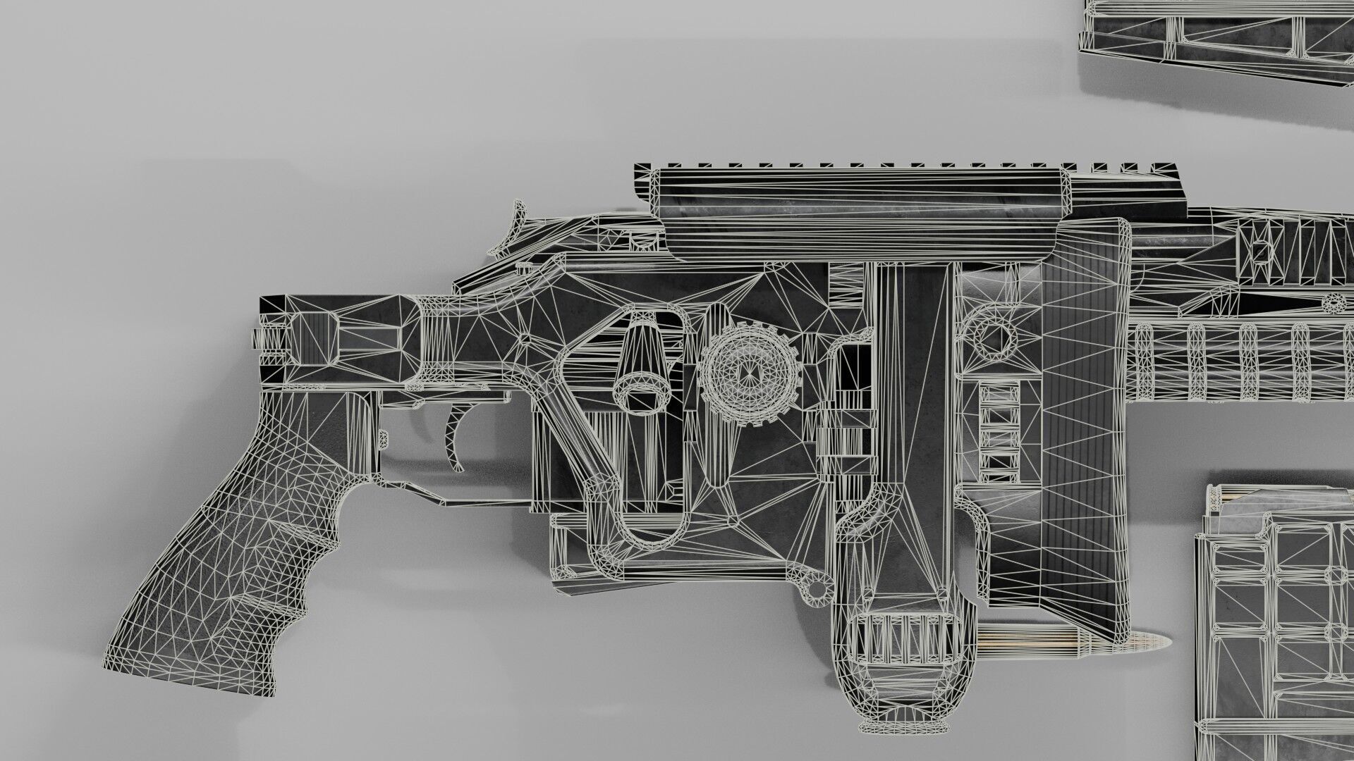 Blaser R93 XTEK Limited Australia Low-poly 3D model_32