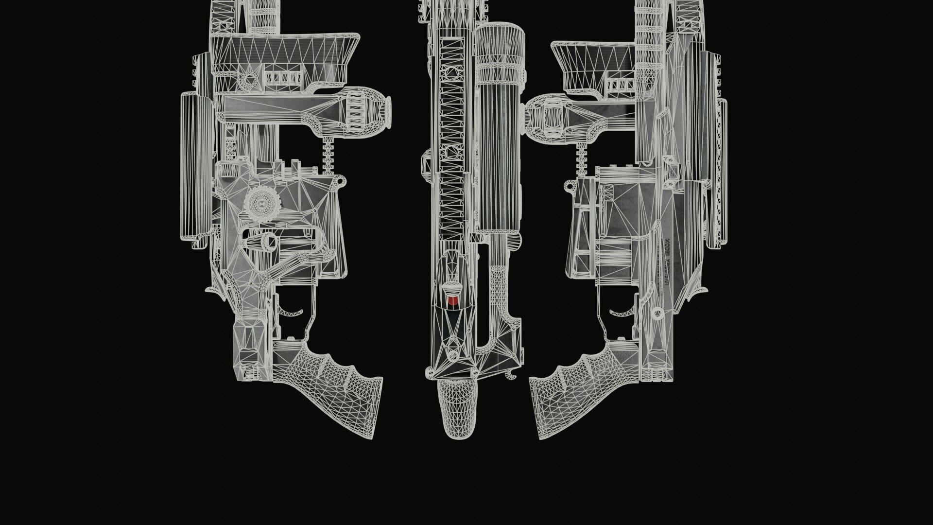 Blaser R93 XTEK Limited Australia Low-poly 3D model_57