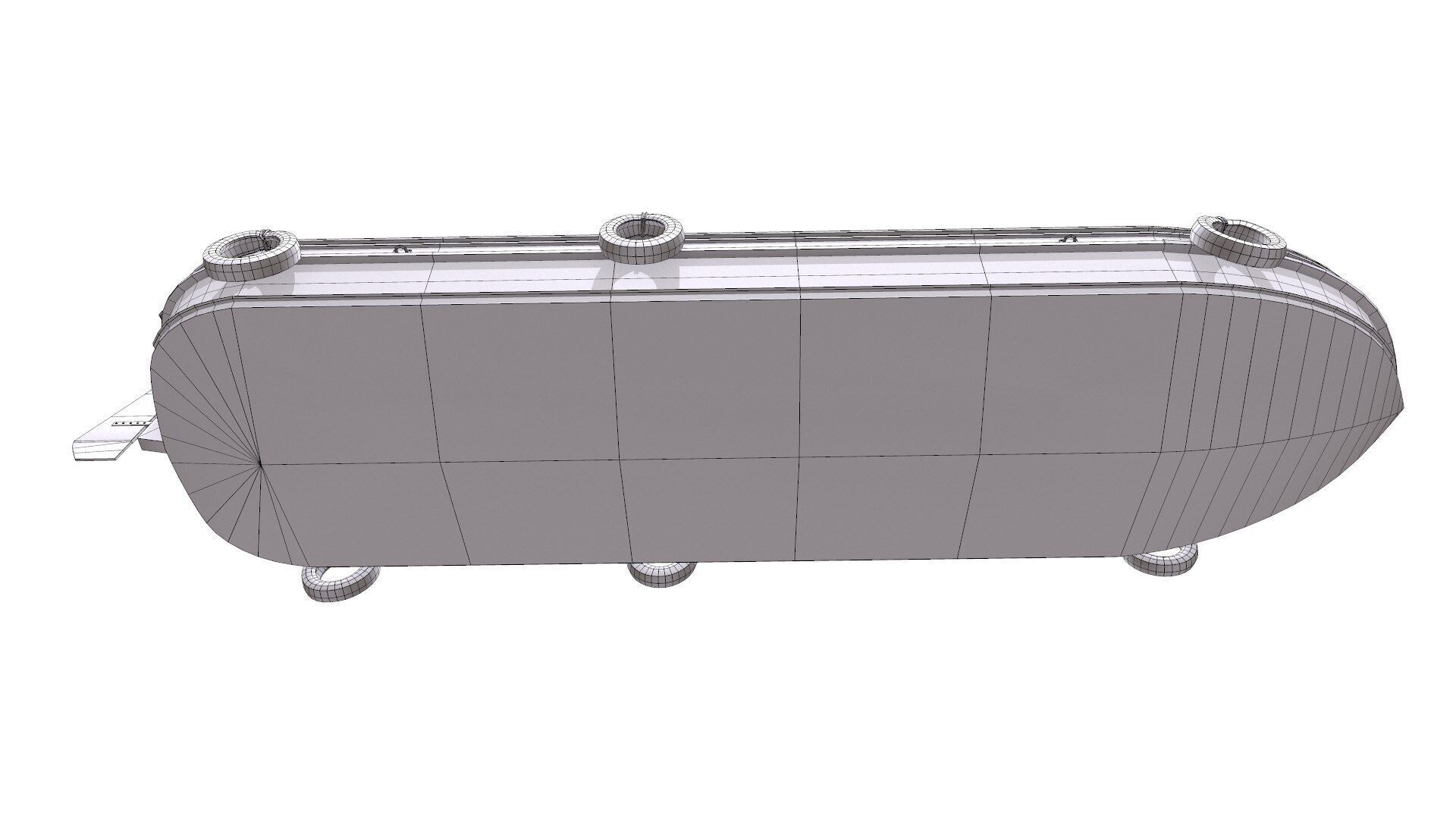 Mini Cargo Ship Low-poly PBR Low-poly 3D model_24