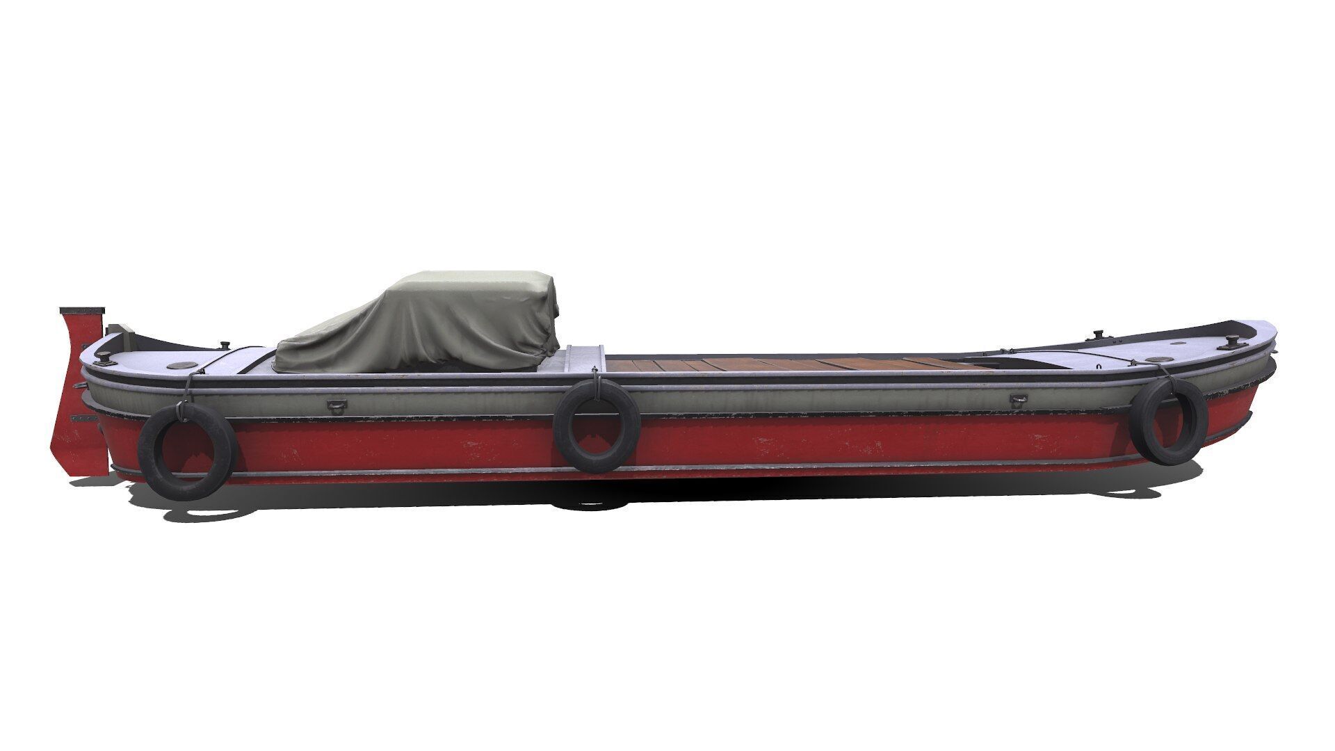 Mini Cargo Ship Low-poly PBR Low-poly 3D model_12