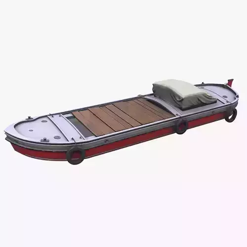 Mini Cargo Ship Low-poly PBR