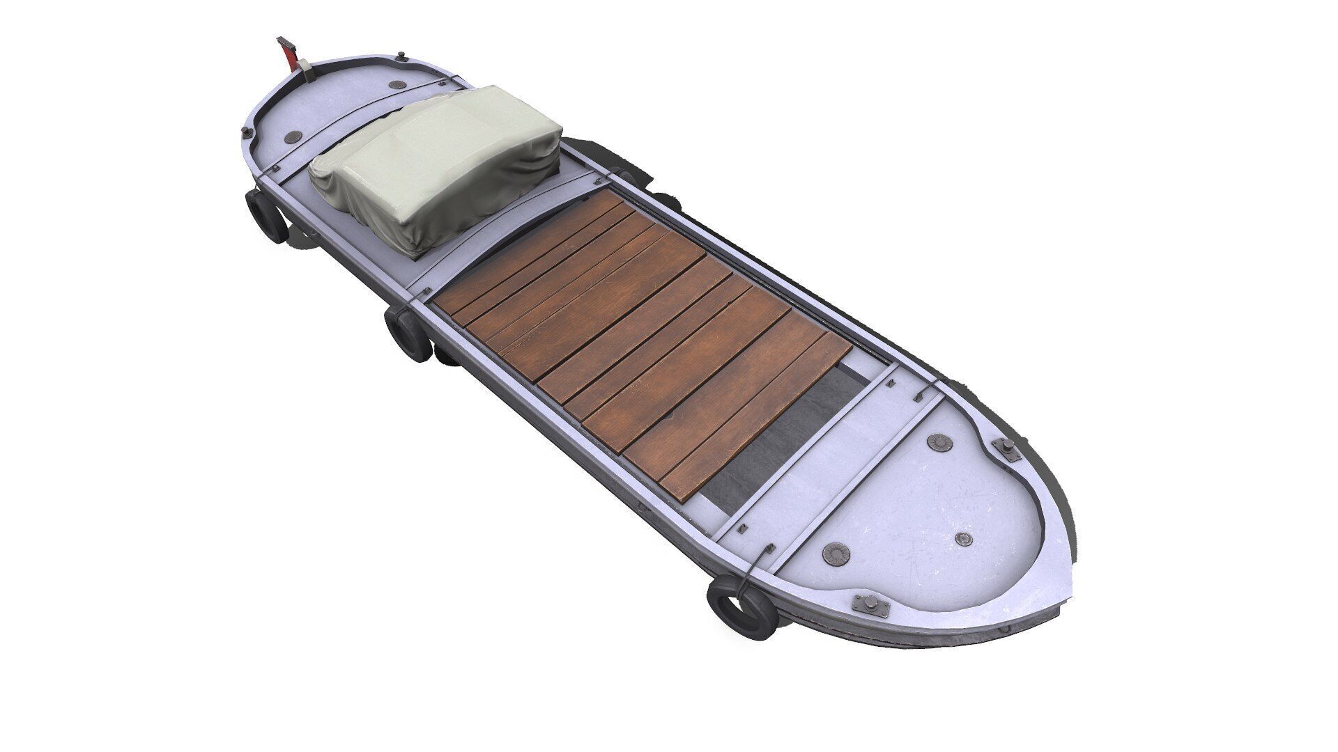 Mini Cargo Ship Low-poly PBR Low-poly 3D model_15