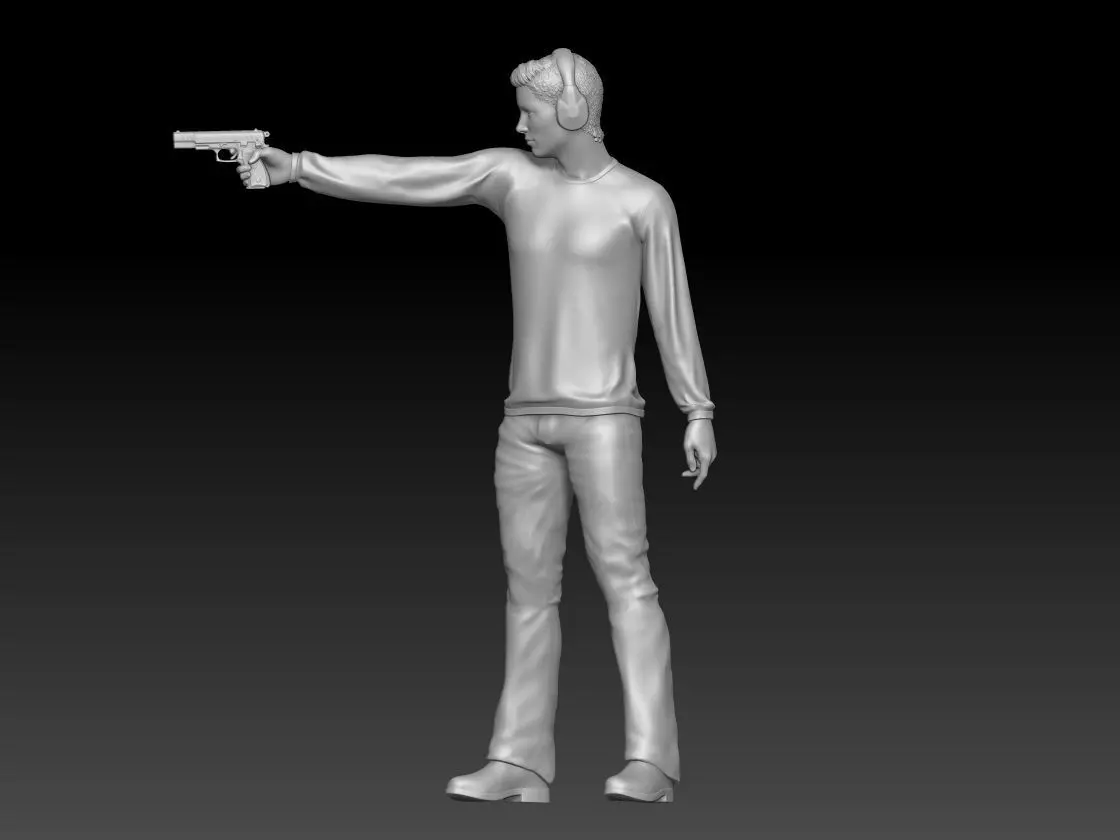 Shooting Range boy 2 3D print model_0