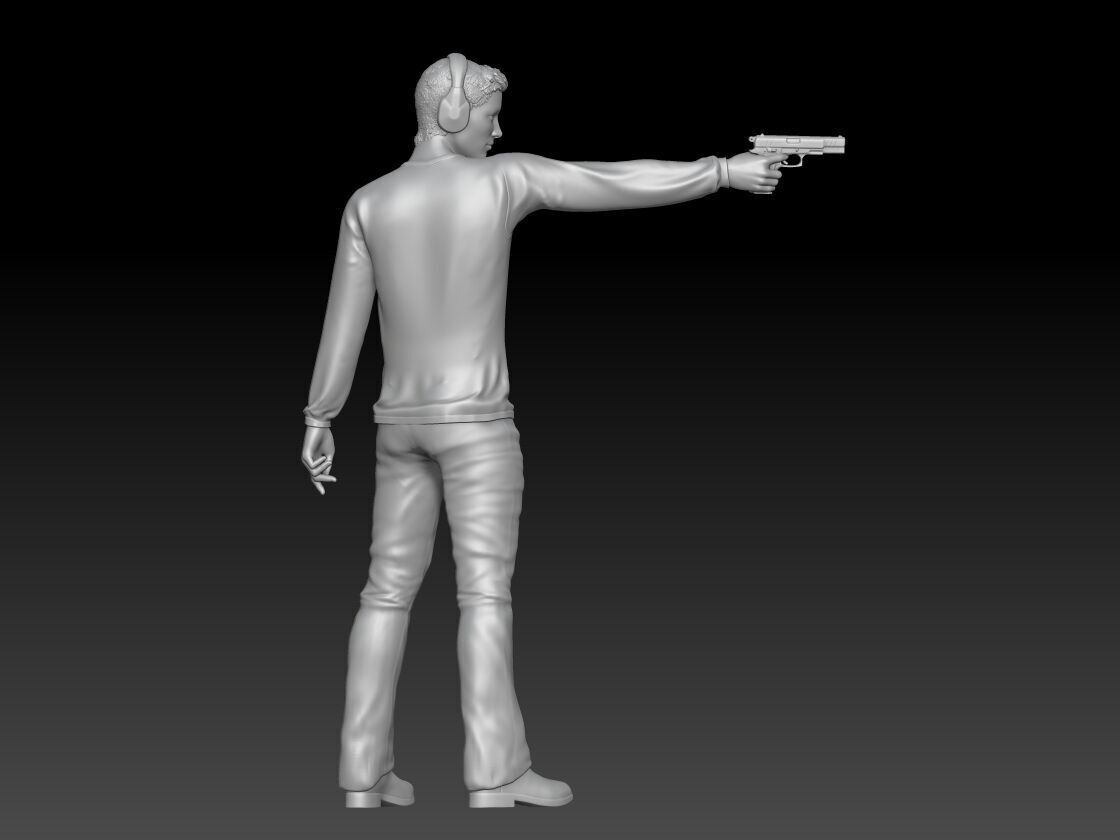 Shooting Range boy 2 3D print model_2