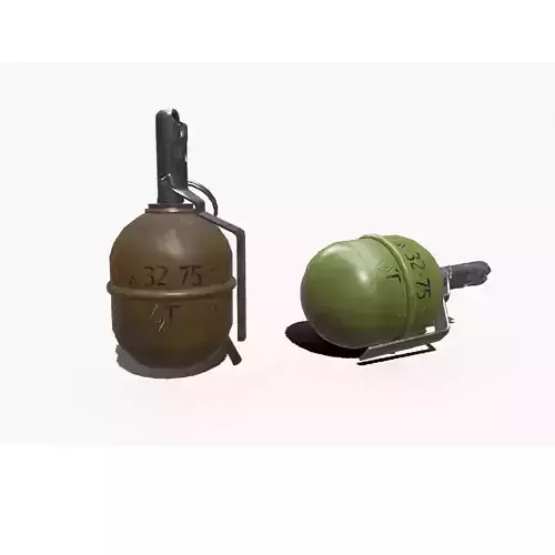 RGD 5 Grenade Low-poly PBR Low-poly 3D model