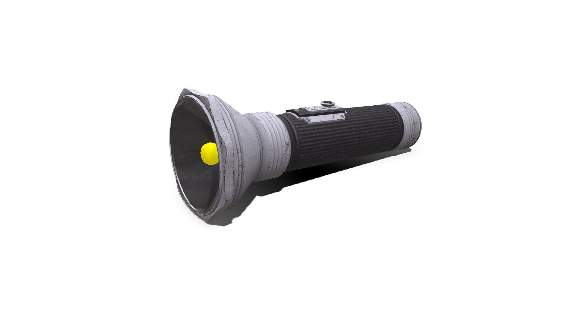 Old Flashlight Low-poly PBR Low-poly 3D model_2
