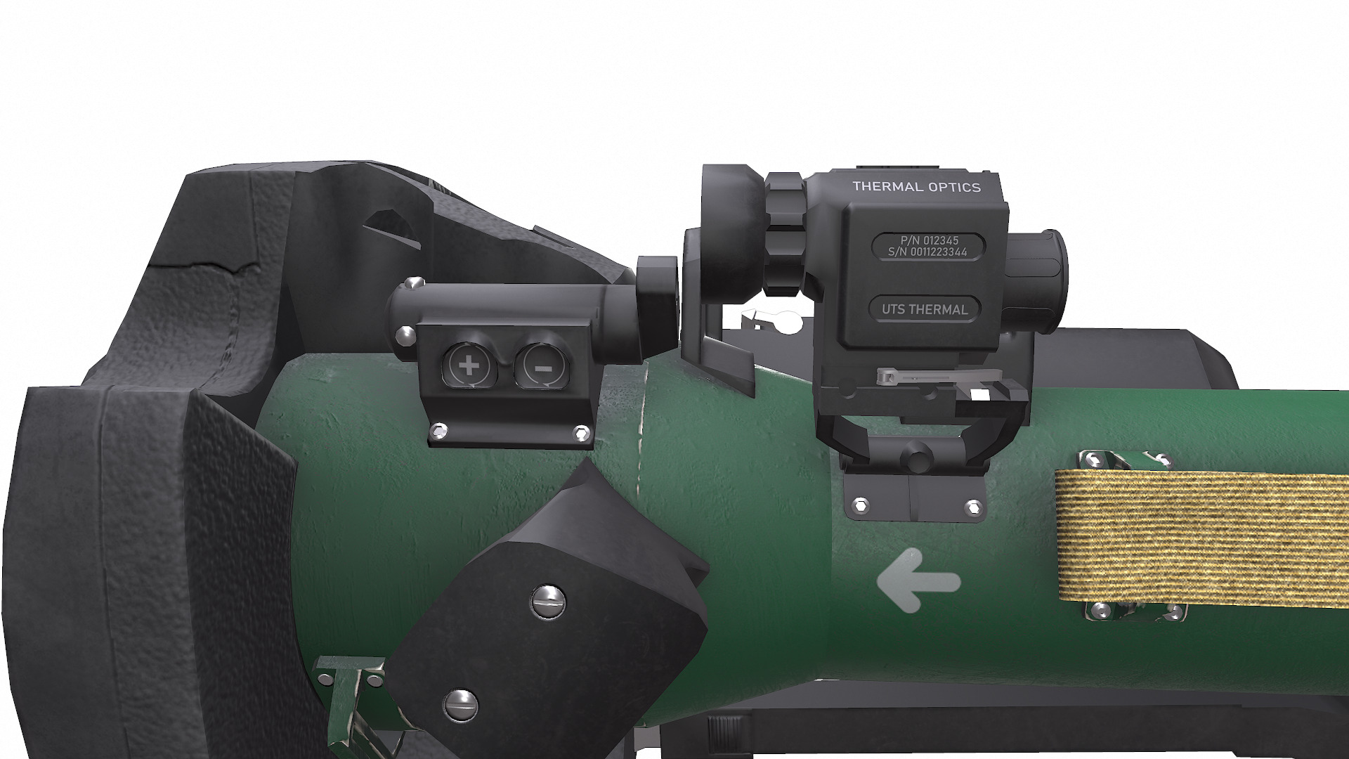 NLAW Next Generation Light Anti-tank Weapon Low-poly PBR Low-poly 3D model_12