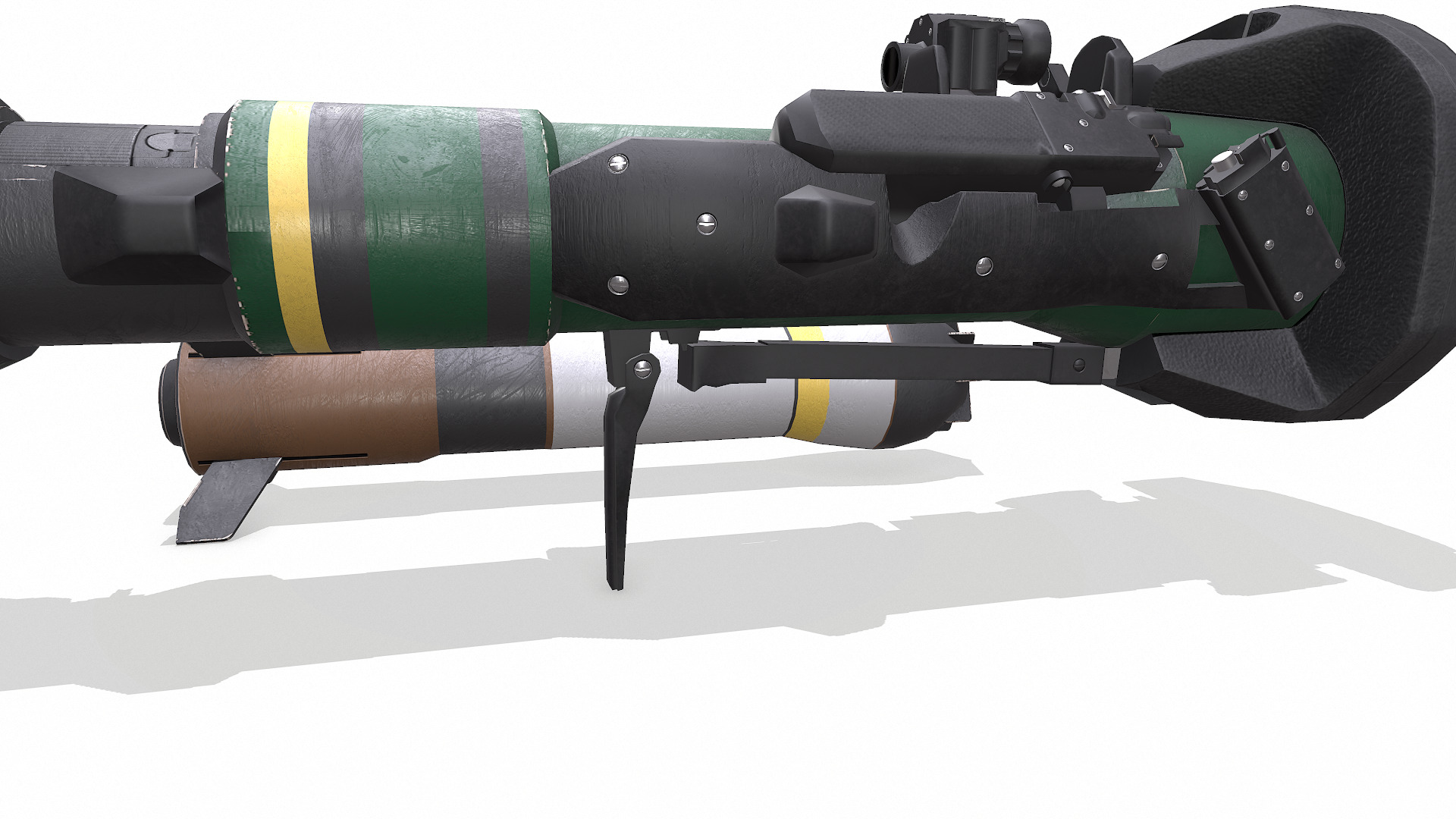 NLAW Next Generation Light Anti-tank Weapon Low-poly PBR Low-poly 3D model_17