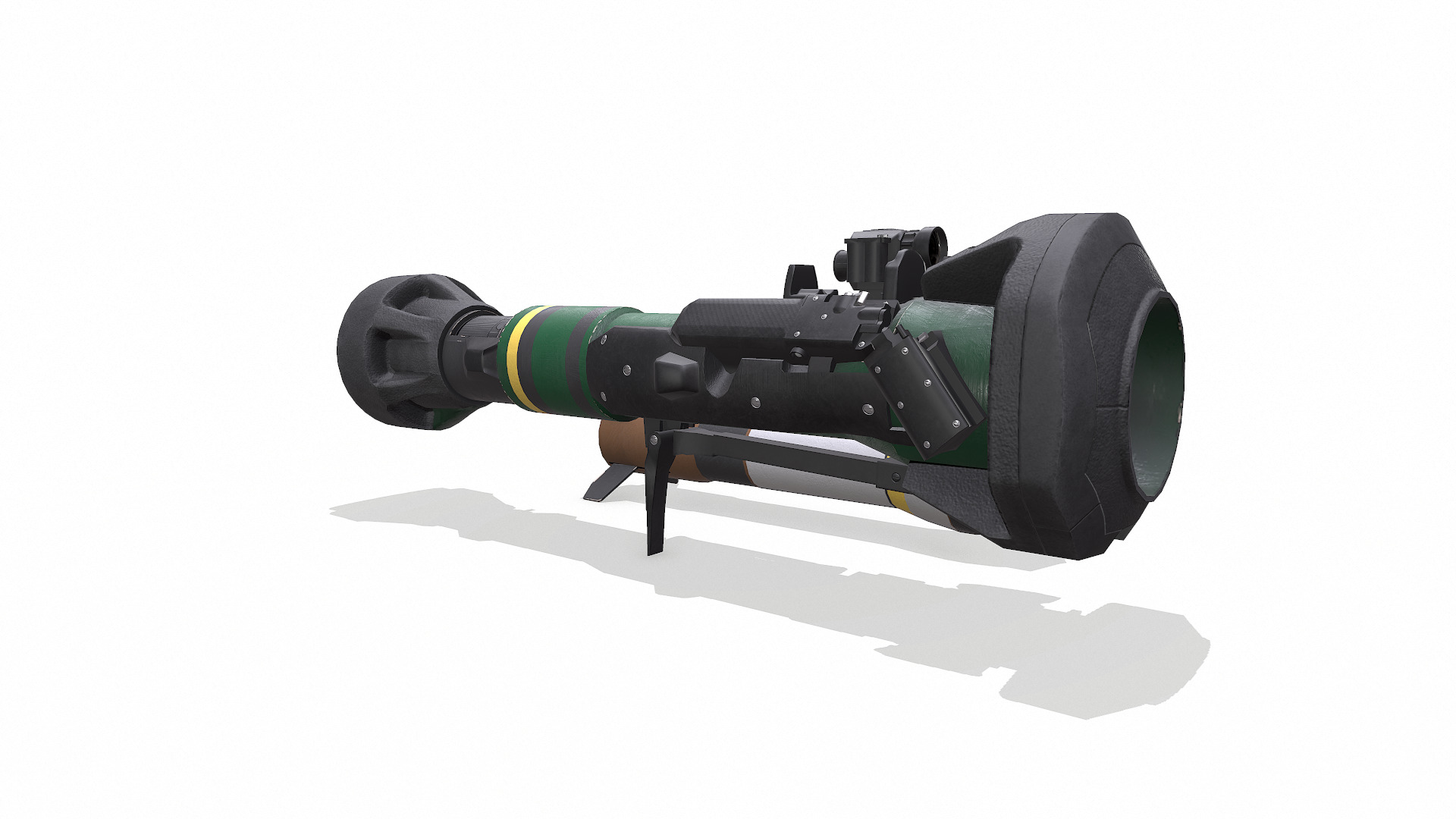 NLAW Next Generation Light Anti-tank Weapon Low-poly PBR Low-poly 3D model_10