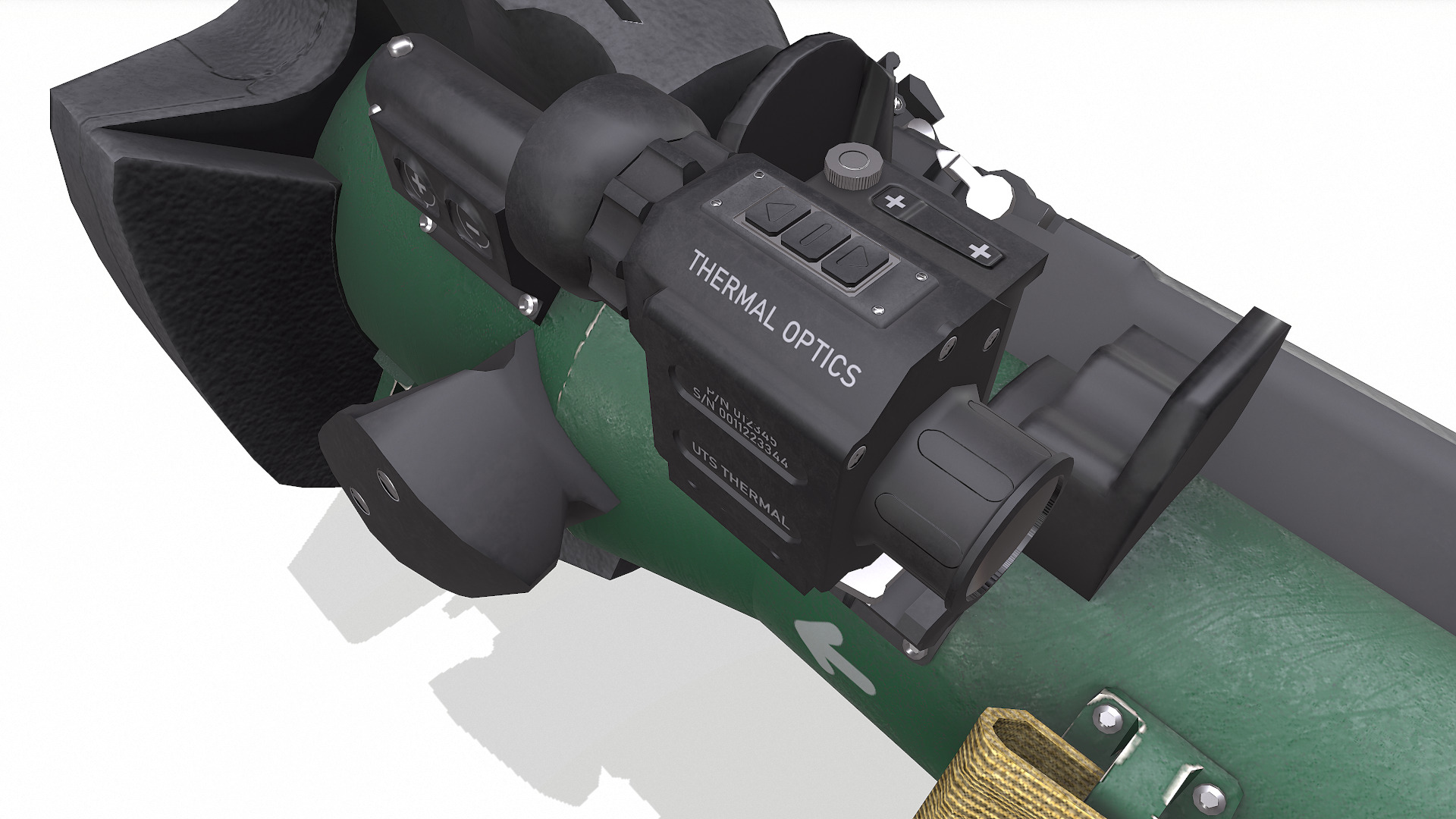 NLAW Next Generation Light Anti-tank Weapon Low-poly PBR Low-poly 3D model_13