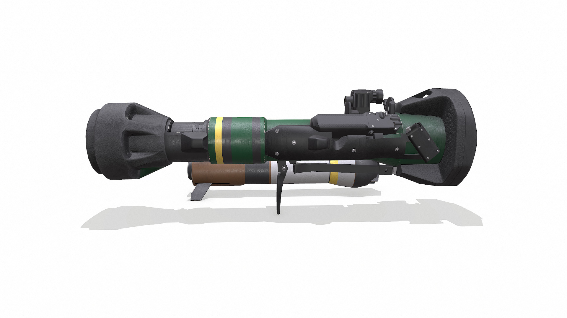 NLAW Next Generation Light Anti-tank Weapon Low-poly PBR Low-poly 3D model_8