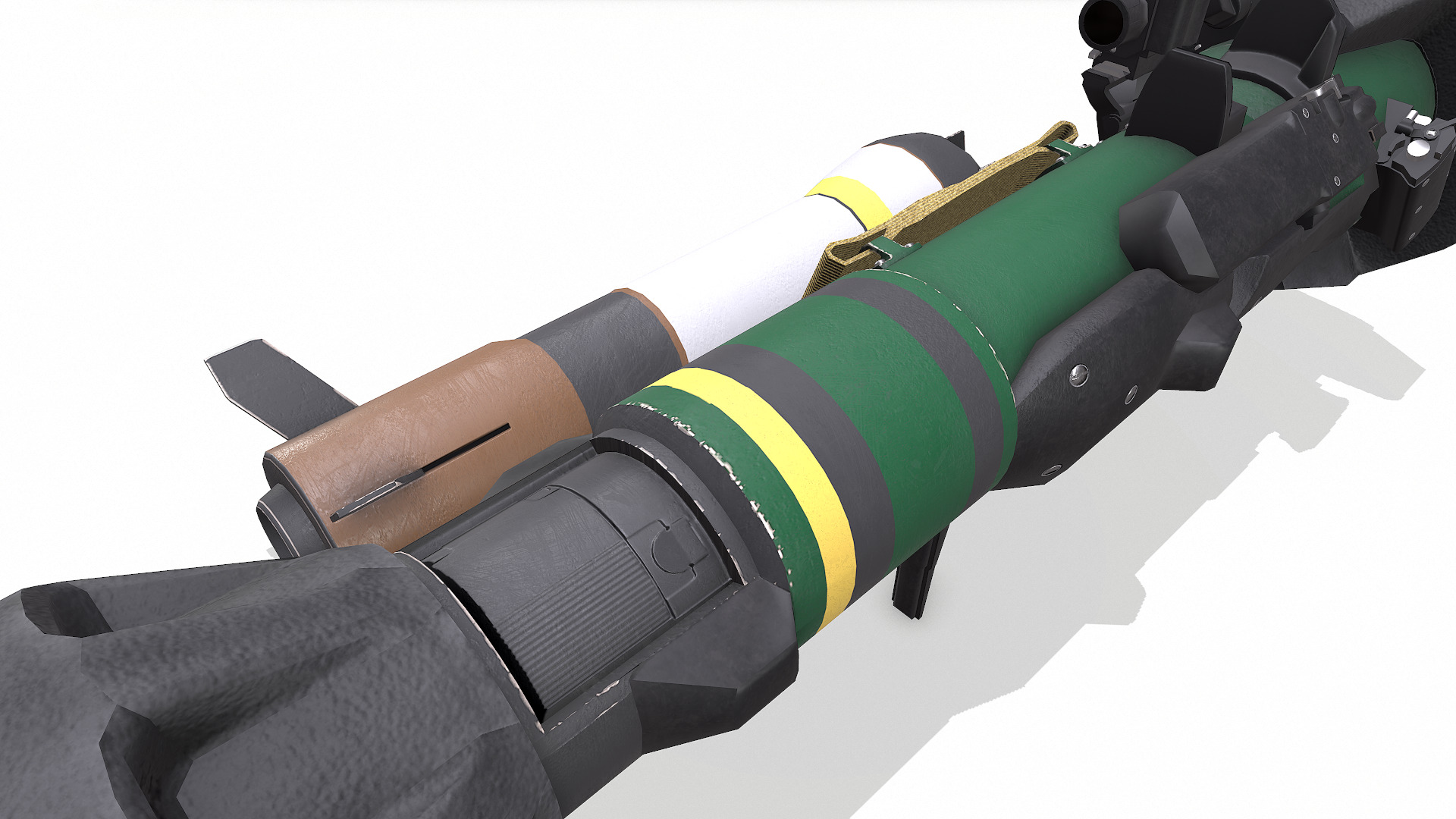 NLAW Next Generation Light Anti-tank Weapon Low-poly PBR Low-poly 3D model_15