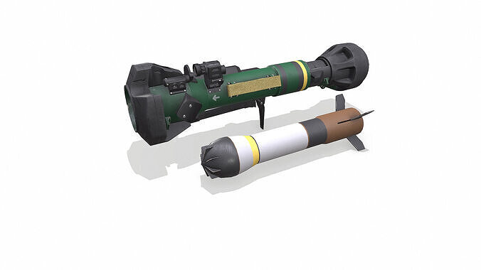 NLAW Next Generation Light Anti-tank Weapon Low-poly PBR Low-poly 3D model