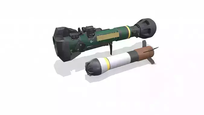 NLAW Next Generation Light Anti-tank Weapon Low-poly PBR Low-poly 3D model
