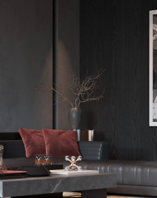 Billiard room Interior Model 3D model_3