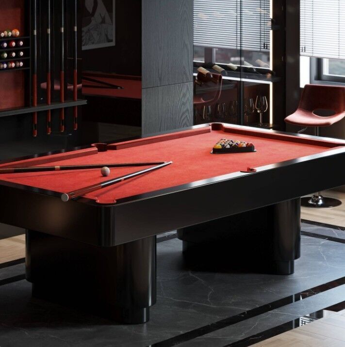 Billiard room Interior Model 3D model_1
