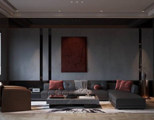 Billiard room Interior Model 3D model_11