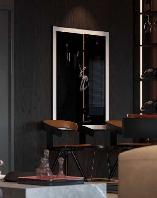 Billiard room Interior Model 3D model_13